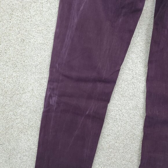Rag & Bone Womens Purple Mid Rise Skinny Leg Jeans Sz 28 Stretch Denim Pants - Picture 5 of 12